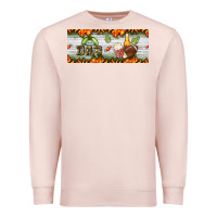 Pale Pink football dad Premium Sweatshirt - BundleAndBundleShop
