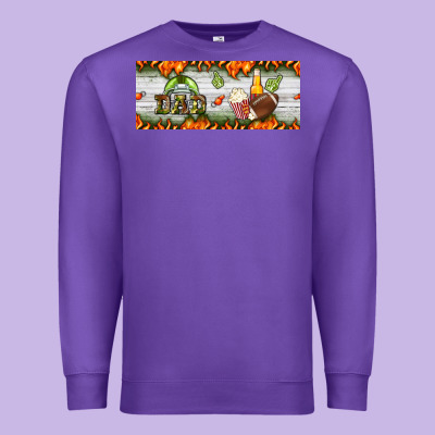 Football Dad Premium Sweatshirt Designed By Bundleandbundleshop
