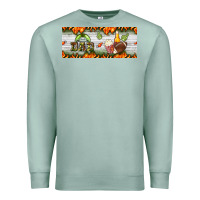 Seafoam football dad Premium Sweatshirt - BundleAndBundleShop