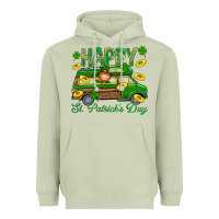 Matcha Happy St. Patricks Day Heavyweight Hoodie - BundleAndBundleShop