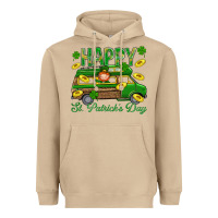 Mushroom Happy St. Patricks Day Heavyweight Hoodie - BundleAndBundleShop