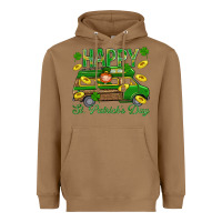 Toasted Coconut Happy St. Patricks Day Heavyweight Hoodie - BundleAndBundleShop