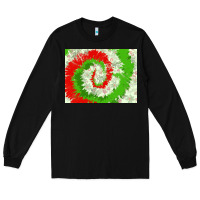 Black tie dye background christmas 3200x2400 Long Sleeve Tee - AdoDesignShop