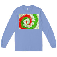 Colony Blue tie dye background christmas 3200x2400 Long Sleeve Tee - AdoDesignShop