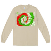 Mushroom tie dye background christmas 3200x2400 Long Sleeve Tee - AdoDesignShop