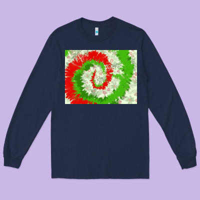 Tie Dye Background Christmas 3200x2400 Long Sleeve Tee Designed By Adodesignshop