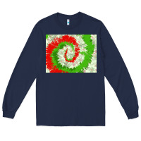 Navy tie dye background christmas 3200x2400 Long Sleeve Tee - AdoDesignShop