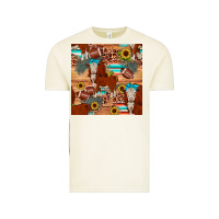 Vintage Arctic football hereford sunflower seamless pattern Vintage Tee - JahusDesignShop