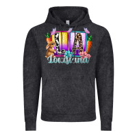 Vintage Black louisiana easter dady Vintage Hoodie - RacoonDesign