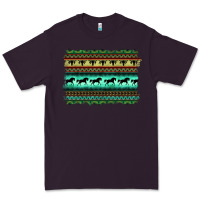Plum turquoise aztec bullskull and horse Premium Tee - BarkalooDesign