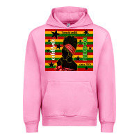 Fuchsia Pink juneteenth celebrate freedom since 1865 Urban Hoodie - TumblerDesignByShophia