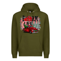 Army Green Farm Life Christmas Premium Hoodie - Bettercallsaul