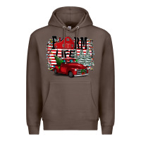 Coffee Farm Life Christmas Premium Hoodie - Bettercallsaul