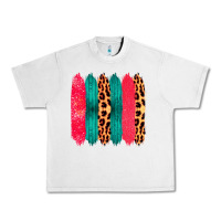 Lunar Rock Colored Leopard and Wood Patterned Western Brush Strokes Urban Heavy Tee - Bettercallsaul