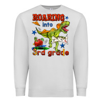 Dove Grey roaring into 3rd grade Premium Sweatshirt - BundleAndBundleShop