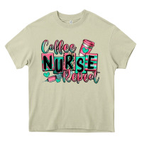 Mossy coffee nurse repeat Heavy Core Tee - RanaPortraitStore
