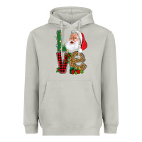 Moon Dust Love With Santa Portrait Heavyweight Hoodie - BundleAndBundleShop