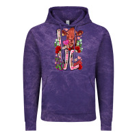 Cloud Purple love cow valentine Vintage Hoodie - RacoonDesign
