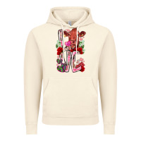 Vintage Artic love cow valentine Vintage Hoodie - RacoonDesign