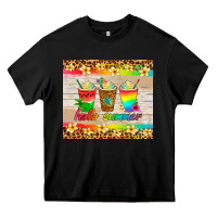 Black hello summer ice coffee Heavy Core Tee - Artiststas