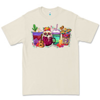 Bone dia de los muertos coffee cups Premium Tee - texasbilliewilder