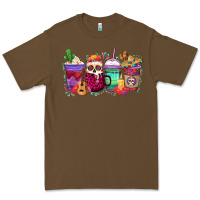 Cacao dia de los muertos coffee cups Premium Tee - texasbilliewilder