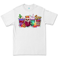 White dia de los muertos coffee cups Premium Tee - texasbilliewilder