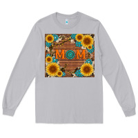 Moon Dust sunflower gemstone and mom with cowhide Long Sleeve Tee - Artiststas