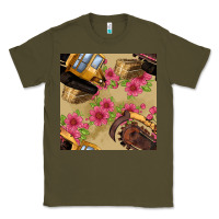 Army Green trencher chain seamless pattern Classic Tee - BundleAndBundleShop