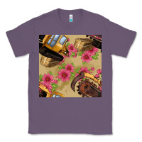 Lavender trencher chain seamless pattern Classic Tee - BundleAndBundleShop