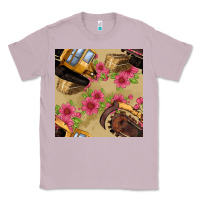 Lilac trencher chain seamless pattern Classic Tee - BundleAndBundleShop