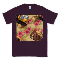 Plum trencher chain seamless pattern Classic Tee - BundleAndBundleShop