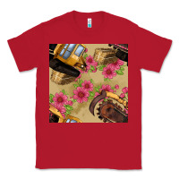 Red trencher chain seamless pattern Classic Tee - BundleAndBundleShop