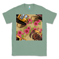 Sage trencher chain seamless pattern Classic Tee - BundleAndBundleShop