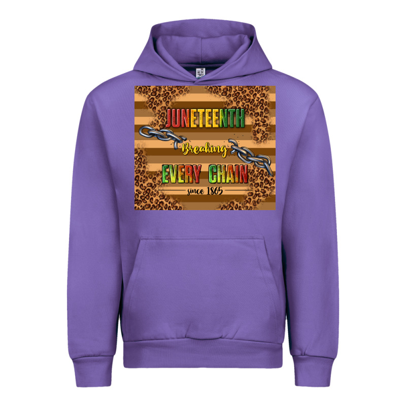 Juneteenth Breaking Every Chain Since 1865 Urban Hoodie by TumblerDesignByShophia | Teevron
