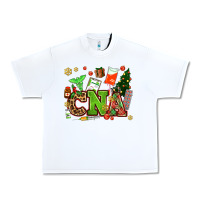 White cna christmas Urban Heavy Tee - AdoDesignShop