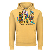 Vintage Mustard lpn licensed practial nurse Vintage Hoodie - CowhideDigitalArt