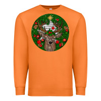Carrot deer christmas Premium Sweatshirt - BundleAndBundleShop