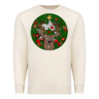 Sandshell deer christmas Premium Sweatshirt - BundleAndBundleShop