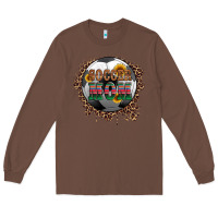 Chestnut soccer mom with serape and leopard Long Sleeve Tee - Artiststas