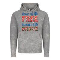 Cloud Rock home of the free because of the brave Vintage Hoodie - HRA Design Shop