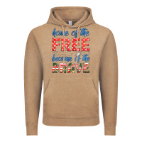 Vintage Coffee home of the free because of the brave Vintage Hoodie - HRA Design Shop