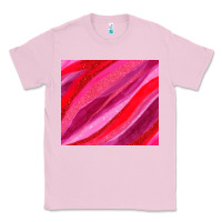 Bubblegum Pink valentines day glitter and watercolor Classic Tee - AdoDesignShop