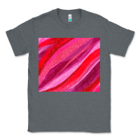 Charcoal Heather valentines day glitter and watercolor Classic Tee - AdoDesignShop
