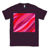 Plum valentines day glitter and watercolor Classic Tee - AdoDesignShop