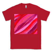 Red valentines day glitter and watercolor Classic Tee - AdoDesignShop