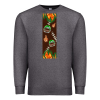 Charcoal Heather American football dad pen wrap Premium Sweatshirt - BundleAndBundleShop