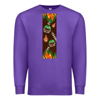 Purple American football dad pen wrap Premium Sweatshirt - BundleAndBundleShop