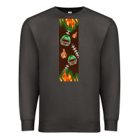 Smoke American football dad pen wrap Premium Sweatshirt - BundleAndBundleShop