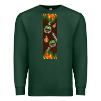 Sports Green American football dad pen wrap Premium Sweatshirt - BundleAndBundleShop